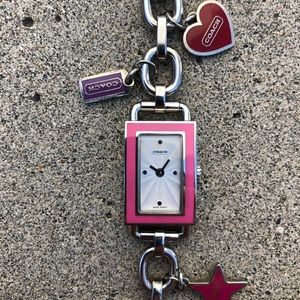 Coach Charm Bracelet Watch